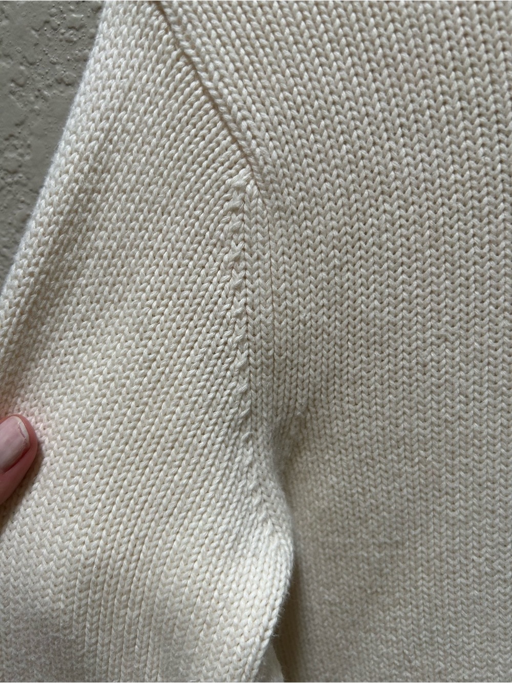 Classic Polo Ralph Lauren Ivory Roll Neck Knit Top Minimalist - Picture 5 of 10